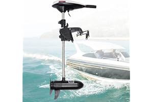 JOLRE Zaburtowy silnik elektryczny do łodzi, łodzi elektrycznych, pontonów, silnik pontonowy, do łodzi rybackich, jachtów, 20 kg