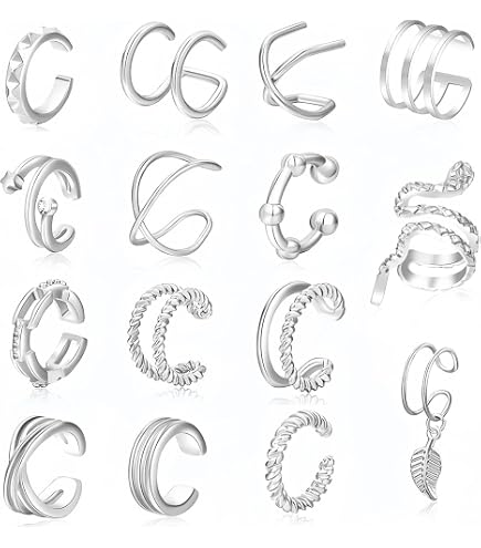 Wendalern Farfalla Nappe Orecchio Clip Orecchini Lunga Catena Zircone Penzoloni Orecchio Polsino Orecchini Farfalla Argento Sterling Clip Su Orecchini Non Forati Orecchio Elfo Gioielli Per Le Donne
