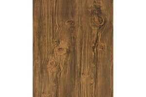 CICIWIND 42x1000cm Brown Wood Wallpaper Self Adhesive Wallpaper Peel and Stick Wallpaper Wood Grain Wallpaper Removable Wallpaper Vintage Rustic Wall Covering Paper Shelf Drawer Liner Vinyl Roll