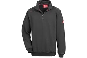 Nitras Herrenpullover Motion TEX Plus für die Arbeit mit Gummibund & hohen Stehkragen