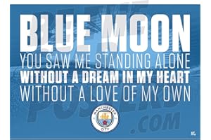 Be The Star Posters Manchester City FC Chant Poster A2 - Producto oficial