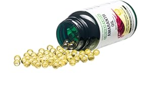 SIBERIAN GREEN Cápsulas de aceite de semilla de amaranto 200 cápsulas blandas cosechadas silvestres Siberia Altai prensadas en frío sin refinar