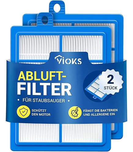 2x HEPA-Filter Als Ersatz Für AEG ASF1W, AFS1, E 12, AFS1W, AEFG12W Für - Foto 12