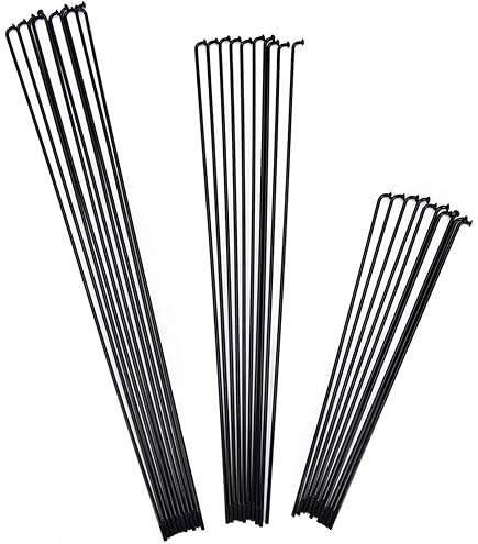 36 Stuks Rvs Fiets Spaken 12G/110/136/176/200/218/223/225Mm En Tepels Tip E-Bike Onderdelen Accessoires (Color : Natural color, Size : 12G 176MM