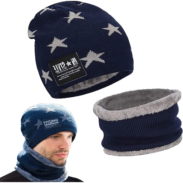 Bonnet D'Hiver Taille Unique Homme Femme – Tricot Épais, Doublure Douce – Chaud Et Élégant