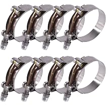 Colliers De Serrage Acier Inoxydable 38-43 Mm - Lot De 8 Pour Tuyau Turbo