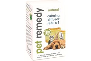 PET CUISINE Pet Remedy Ricarica per diffusore calmante Naturale, 40 ml, Confezione da 3 (Fornitura 6 Mesi)