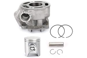 Topteng Kit fasce elastiche cilindro 56.4mm 125cc adatto per Yamaha DT125/TDR125/TZR125 (3MB00) 1991-2006