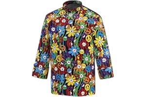 EGOCHEF - Giacca Cuoco Manica Lunga Fantasia - 100% Cotone