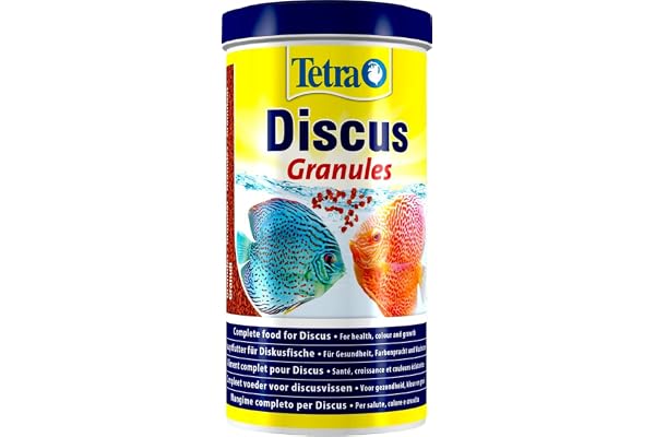 TETRA - Nourriture Pour Poissons Complète - Pour Discus - Aliment en Granulés Submersibles - 1 Litre