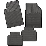 Allwetter Auto Schalenmatte A1 | TPE Gummi Fußmatten in schwarz | Auto Fußmatten Set ohne Mattenhalter in Automatte