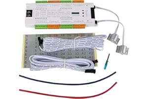 Yearninglife Sensore di movimento a LED, sensore di movimento a LED, strisce di luce, 32 canali, dimmerazione, movimento interno, luce notturna, DC 12 V/24 V, sistema flessibile a LED per scale