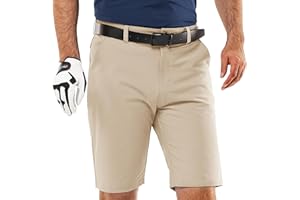 33,000ft Men's Golf Shorts UPF 50+ Stretch Shorts 10 Inch Bermuda Shorts Dry Fit Causal Shorts Work Shorts for Golf Work
