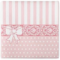 Sovie HOME Besteckserviette ROSITA, Bordeaux, 40x40 Cm, 12 Stück - Airlaid Mit Rosendesign