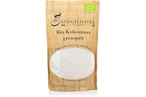‎BÄCKEREI SPIEGELHAUER Bäckerei Spiegelhauer Bio Kokosraspeln 1 kg Kokosraspel Kokosflocken roh Kokosnuss geraspelt ungesüßt ungeröstet