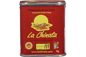 La Chinata - Pimentón de la Vera - Pimentón Ahumado (Picante, Lata 70 gramos)