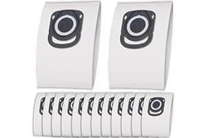 Gudotra 15 Pièces Sac Aspirateur pour Rowenta Silence Force X-Trem Power Compact Power Power XXL Green Force Max remplacement pour Rowenta Hygiène+ ZR200520 ZR200720 ZR200920