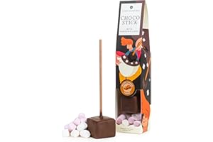 ‎CHOCOLISSIMO CHOCOLISSIMO - Weihnachtsschokolade - Trinkschokolade am Stiel, Heiße Schokolade - Schokolade Geschenk Nikolaus - Frauen, Männer, Junge, Mädchen, Frau, Mann, Kinder (ChocoStick Salzkaramell)