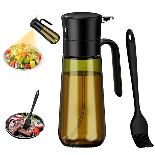 Euqvunn Ölsprüher mit Silikonpinsel, 280 ml