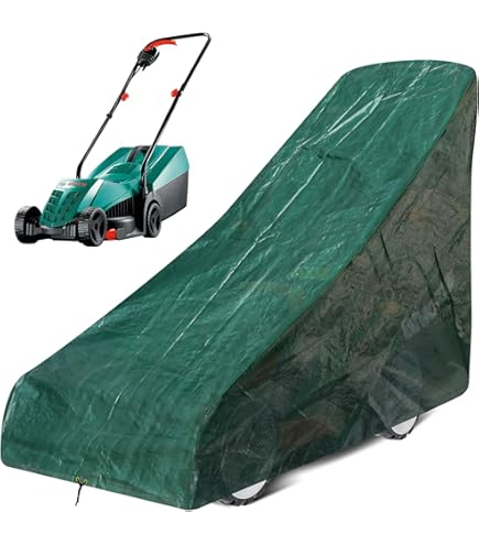 Copertura Per Trattorino Tagliaerba - Telo Impermeabile UV 183x137x117cm Per Esterno - Foto 5