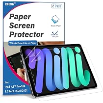 2 Protections Écran Mate IPad Mini 6 (2021) - Effet Papier, Anti-Reflet, Compatible Apple Pencil - 6