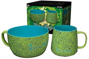 GB EYE Rick & Morty - Juego de Desayuno con diseño de Taza y Cuenco