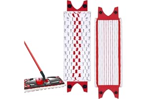 MONOFRESH Recharge Serpillere Compatible avec Serpillere Vileda, 2pcs Recharge Vileda Balai Serpillere, pour Vileda Ultramax Recharge pour Les Systèmes De Balais à Plats Vileda, pour Tous Types De Sols