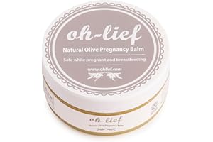 OH LIEF Oh-Lief Natural Olive Pregnancy & Nipple Balm 100ml - Certified Natural & Organic, Cruelty-free – for stretch marks & prevention, Sensitive, dry or itchy skin
