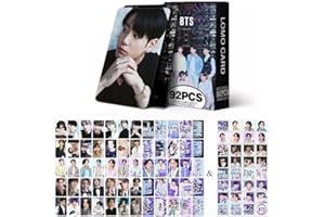 YAZGAN 92Pcs Lomo Tarjetas BTS Bangtan Colecciones "10th" Álbum Photocards Regalo para Fan 60 tarjetas+32 pegatinas