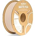 ELEGOO Matte PLA Filament Beige 1KG, 1.75mm 3D Printer Filament Dimensional Accuracy +/- 0.02mm, 1kg Carboard Spool (2.2lbs) for Most FDM 3D Printers