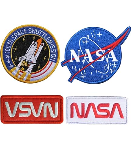 Astronauta in bicicletta Patch termoadesiva/velcro ricamata sulla manica