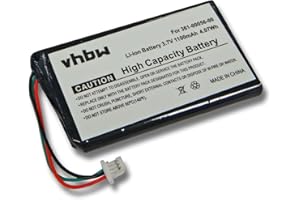 vhbw Batería Recargable reemplaza Garmin 361-00056-01 para navegador (1100 mAh, 3,7 V, Li-Ion)