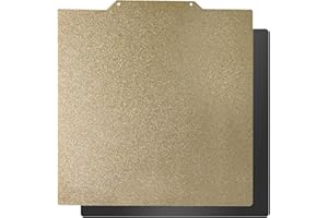 LANKEGU Doppel Seitige Textur PEI Bauplatte für Neptune 3 Plus, 3D Drucker Strukturierte PEI Federstahlplatte und Magnetisches Basis Druckbett für Elegoo Neptune 4 Plus 330 x 330 mm