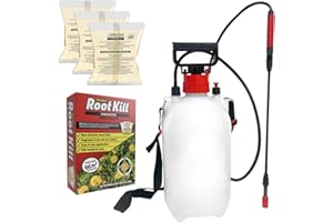 Weedblast Rootkill Concentrated Weedkiller 3 x 100ml Sachets Boxed with 5L Garden Sprayer