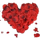 Tavolo In Pietra YIEUR Festyloon - 100 Coriandoli A Forma Di Cuore Rosso, 22 Mm, In Acrilico, Decorazione Per La Tavola, Per Il Battesimo (rosso, 22 Cuori Rossi - Foto 10