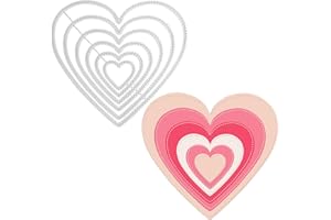 IMSHHWCS Dies for Card Making,Cutting Dies for Card Making,Cutting Dies,Craft Dies,Heart Stencils,DIY Cutting Making Embossing for Scrapbooking Cutting Dies& Card Make,Metal Die Cutting Spring