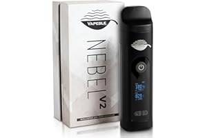 Vapeble Vaporizer Nebel V2 - Kompakter Kräuter Verdampfer, DHS Verdampf System, OLED-Display, in 20sek auf 160°C - 240°C, 2600 mAh, Intelisense Dry Herb Verdampfung