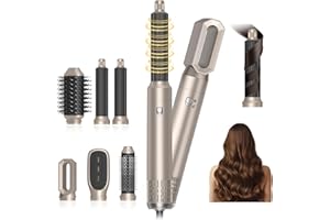 AIPINVIP 6 in 1 Hair Styler Set 1000W Air Styler Hair Dryer Brush Magic Styler Automatic Air Curling Iron for Curl, Straighten, Volume, Blow Dry