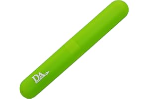 DENTAL AESTHETICS Podróżny futerał na szczoteczkę do zębów ~ Plastikowy pokrowiec na wakacje (zielony)
