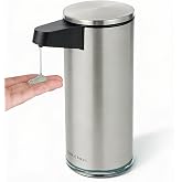 Demy Haus SensePro Sens&ouml;rl&uuml; Otomatik Sıvı Sabunluk | Şarjlı Paslanmaz &Ccedil;elik | 380ml 5 Kademeli Dozaj | Temassız Hijyenik | Ba
