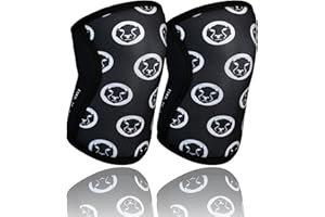 Mammal Strength squat knee sleeves V2-7 mm Neoprene lifting knee sleeves for Gymnastics, Weightlifting, Powerlifting, Olympic - (1 pair) knee support men weight lifting (Multi, XL)