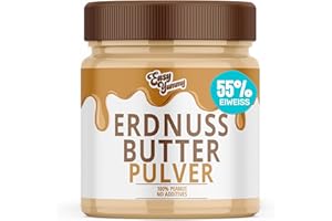 Easy Yummy Peanut Butter Powder (500 g), 100% Peanut Butter Powder without Sugar, Peanut Powder