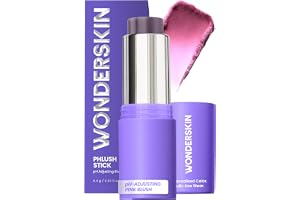 Wonderskin Cream Blush Stick pH-Activated - pHlush Stick Multi-Use, Blush for Cheeks and Lips, Cooling Nourishing Color-Adjus