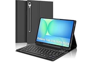 JADEMALL Tastiera per Samsung Galaxy Tab S10 FE 10.9" 2025/S9 FE 10.9" 2023/S9 11", Italiano QWERTY Tastiera Bluetooth Magnetica Staccabile per Tablet Samsung S9 FE/S10 FE 10.9", Nero