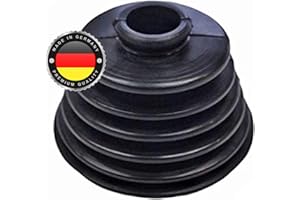 ‎UNBEKANNT WS · SYSTEM 1x Universal Faltenbalg aus Gummi – 1 Stk flexible & dehnbare Achsmanschette MADE IN GERMANY aus hochwertigem PVC – Schelle in Größe: L 56mm-79mm Ø 13-52mm