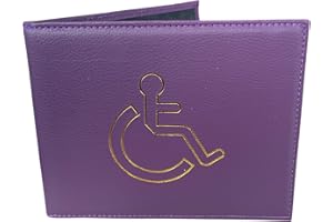 Requisite Needs Disabled Blue Badge and Timer Holder Wallet Protector Disability Parking Permit Holder (Purple)