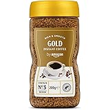 by Amazon Caffè solubile Gold, istantaneo, tostatura media, 200g - Certificato Rainforest Alliance