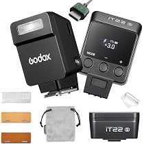 GODOX IT30PRO S Appareil Photo Flash avec diffuseur, IT30 Pro S Mini Flash, TTL HSS 1/8000s Flash, Compatible avec Sony Alpha A9 III a7III a7CII a7IV a7C a7RV a7 a7SIII a6700 a6400