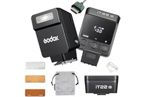 GODOX IT22 S Kamera Blitz, IT22S TTL Mini Blitzgeräte, 1,5 Sekunden Recycle-Zeit, Kompatibel mit Sony Alpha A9 III a7III a7CII a7IV a7C a7RV a7 a7SIII a6700 a6400 a6600 ZV-E10 II ZV1 a6100