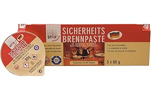‎STYX STYX Sicherheits-Brennpaste, 3 x 80g Becher
